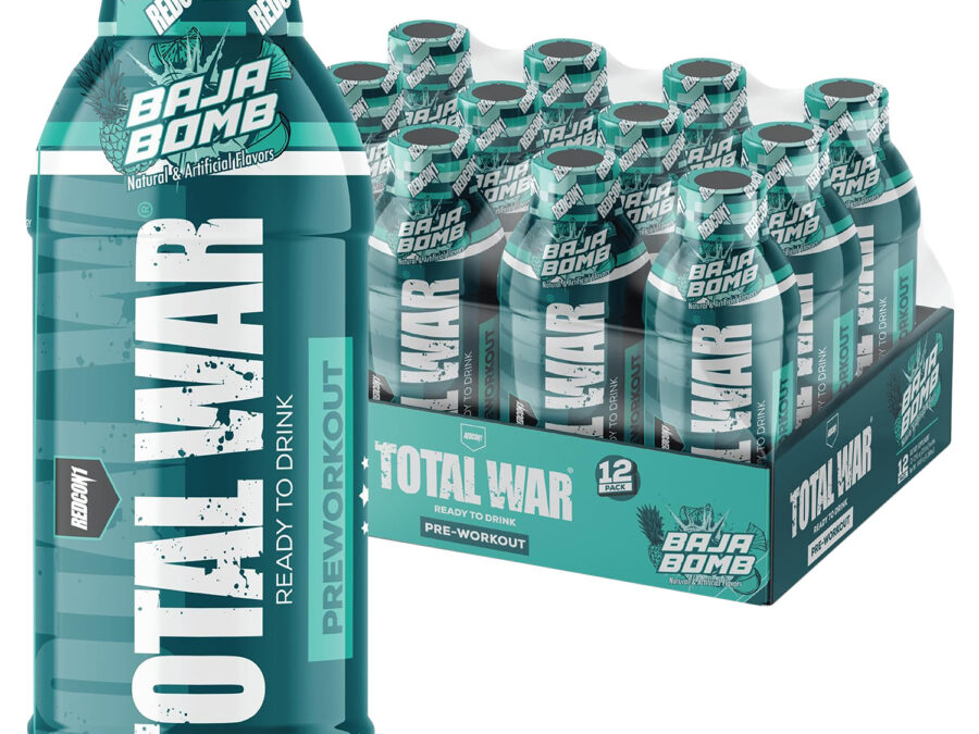Redcon1 RC1TWRTDBB-12 Total War Ready to Drink Baja Bomb 12 Pack