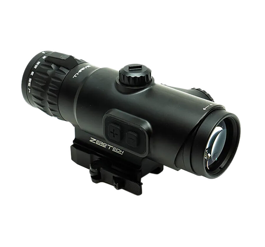 Zero Tech Optics THDP1424 Thrive HD Black 1-4x24mm Variable Prism, Illuminated Green/Red RAP-R Reticle