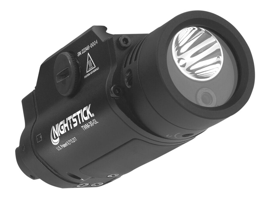 Nightstick TWM-30-GL Tactical Weapon-Mounted Light w/Green Laser Black Aluminum Pistol Green Laser