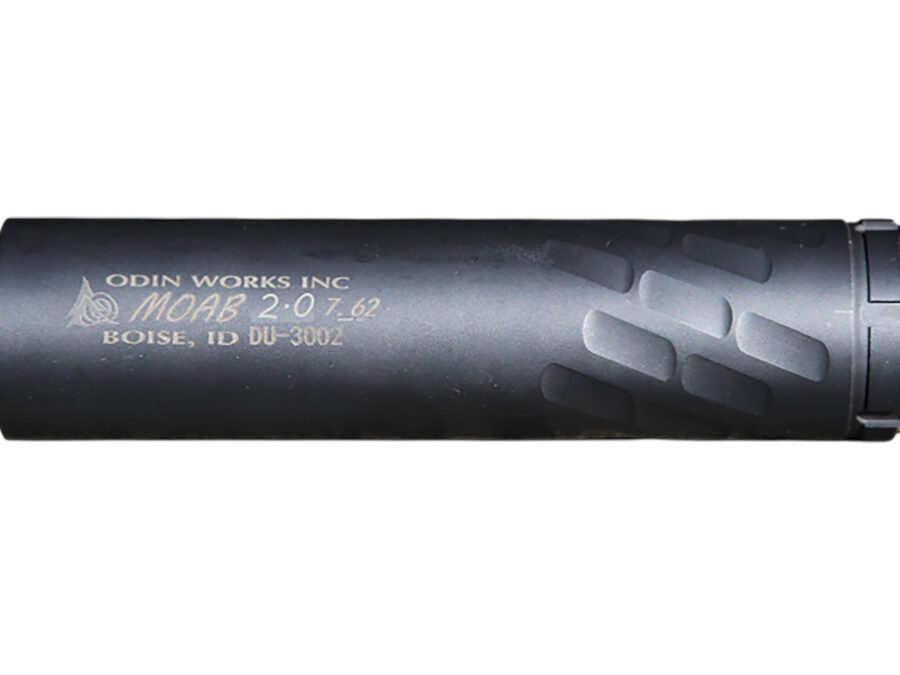 Odin Works SUP-MOAB-2.0-7.62-BLK Moab  7.62mm 1.625" Black Steel 5/8"x24