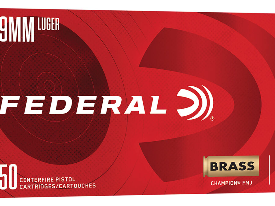 Federal C9124A   9mmLuger 124gr Full Metal Jacket 50/Box