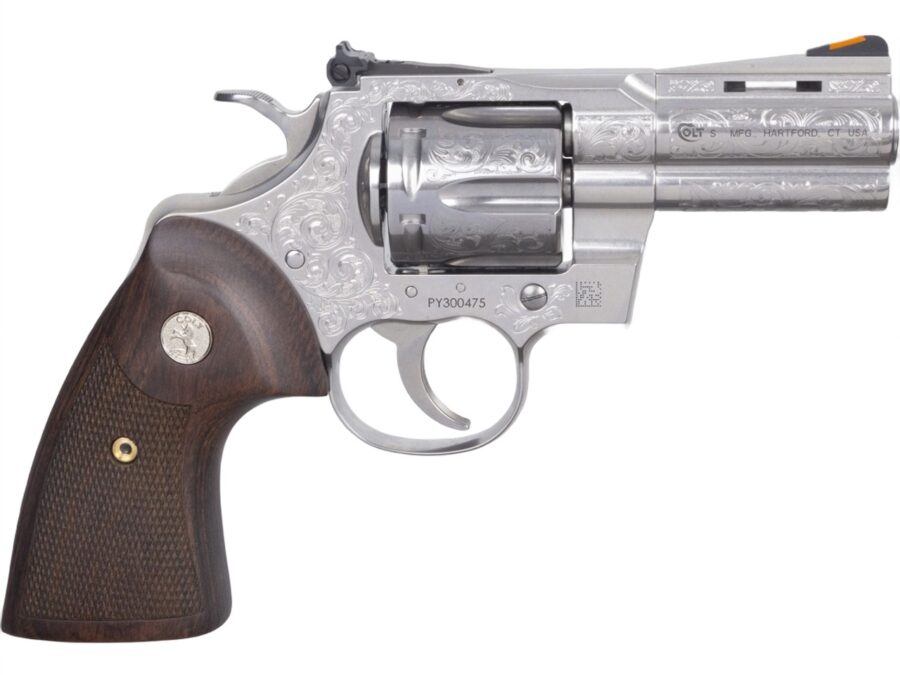 COLT PYTHON-SP3WS-SE  PYTHN   357  3 SS/WL ENGRAVD