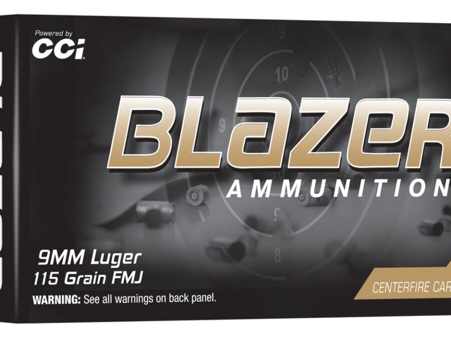 CCI 52001BB  BLAZER BRASS  9MM  115GR  100/10