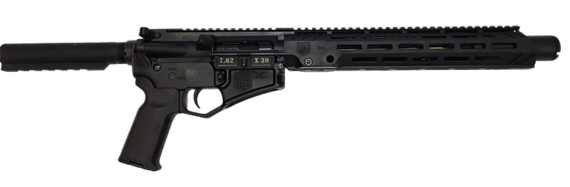 DB15 Diamond Pstl 7.62x39 10"Blk TH MBUS