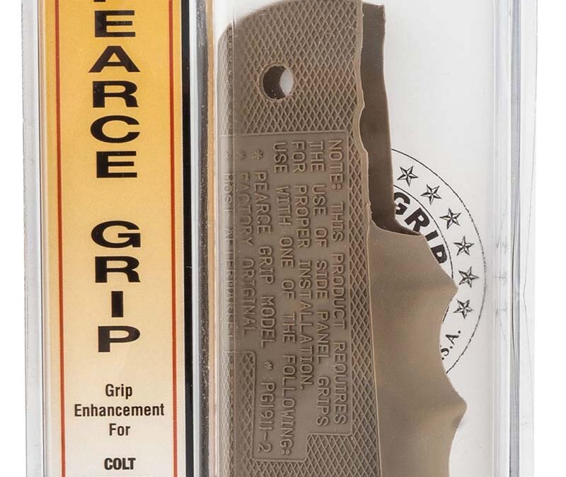 Govt 1911 Tan Rubr Fngr Grv Insert