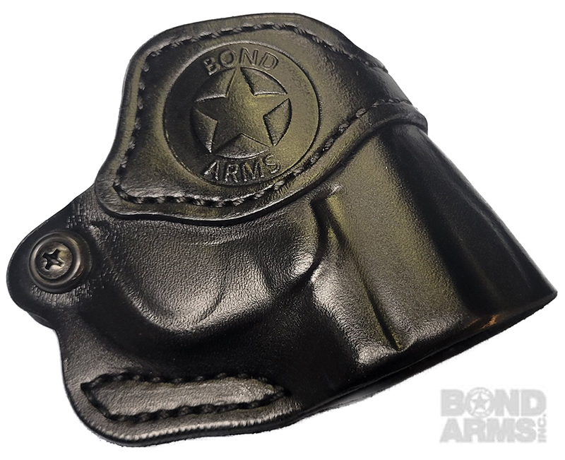 Prem Leather Cross Draw Holster w/TG Blk