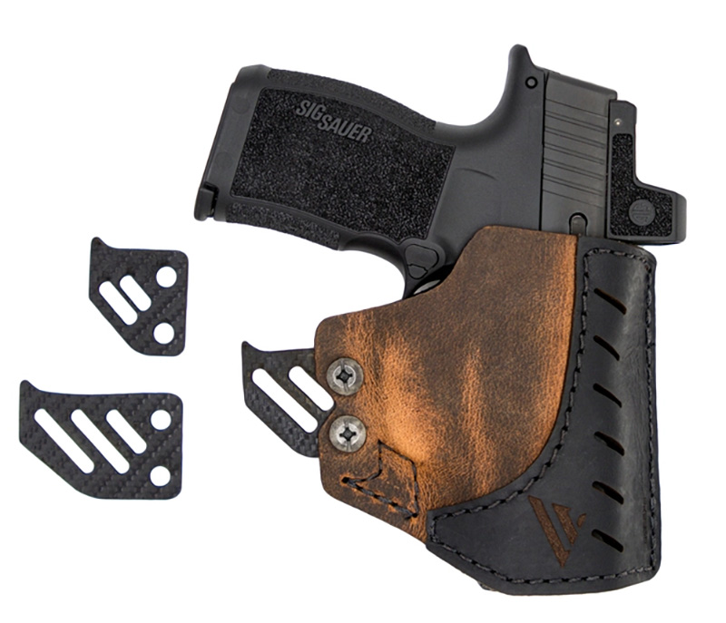 Pocket Holster w/Kydex Hook,Brown Size 2