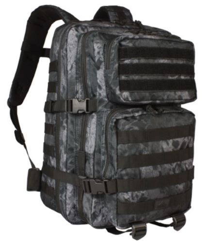 Red Rock Large Assault Pack – Prym1 Blackout Camo W/ Webbing