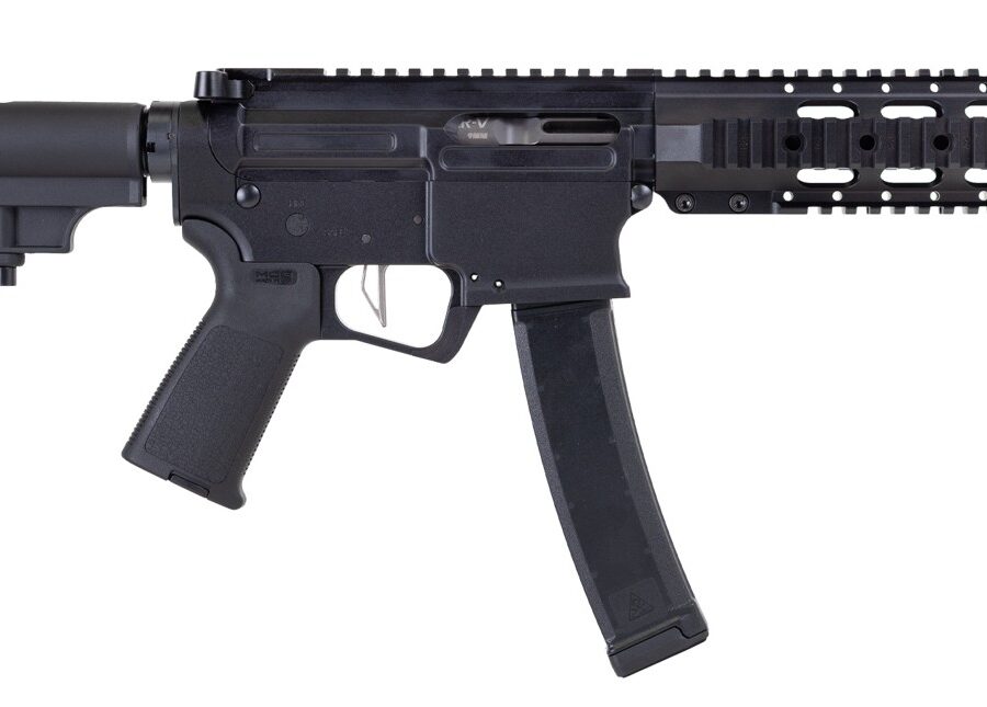 DPMS KITTY KAT 8 9MM 8IN BARREL 35RD CZ TYPE MAG A4 SLICK SIDE QUAD RAIL SBA3 KK9-S BLACK DP51655221916