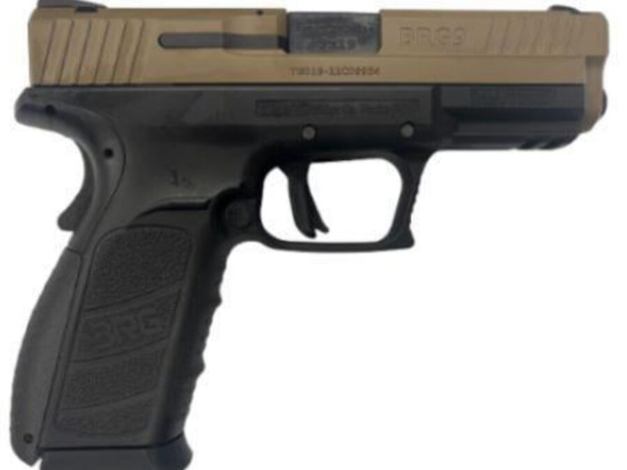 BRG 9 9MM BLACK FRAME FDE SLIDE