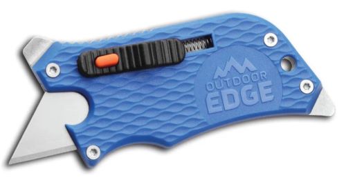 OUTDOOR EDGE SLIDEWINDER - ACCEPTS STND RAZOR BLDS BLUE