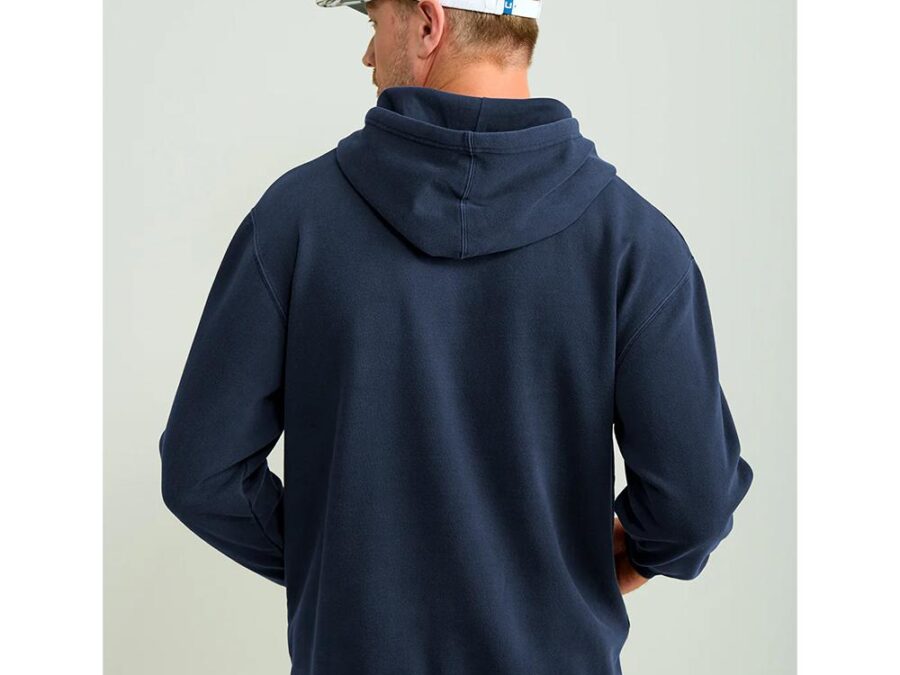 Huk Huk'd Up Logo Long Sleeve Hoodie Naval Academy S