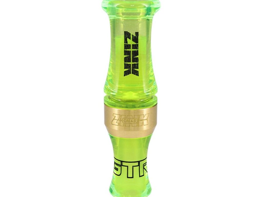Zink Green Top Rocker Duck Mouth Call Green Interference