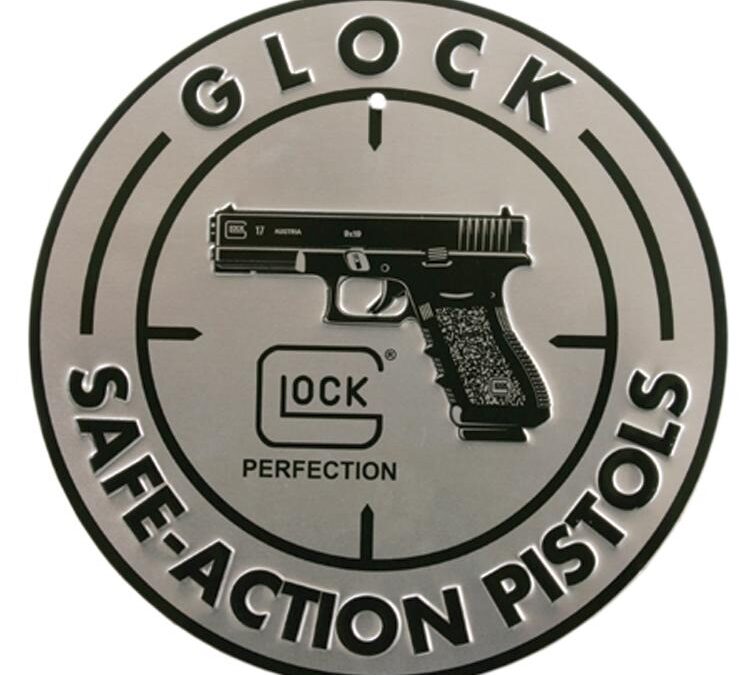 Glock Safe Action Aluminum Sign