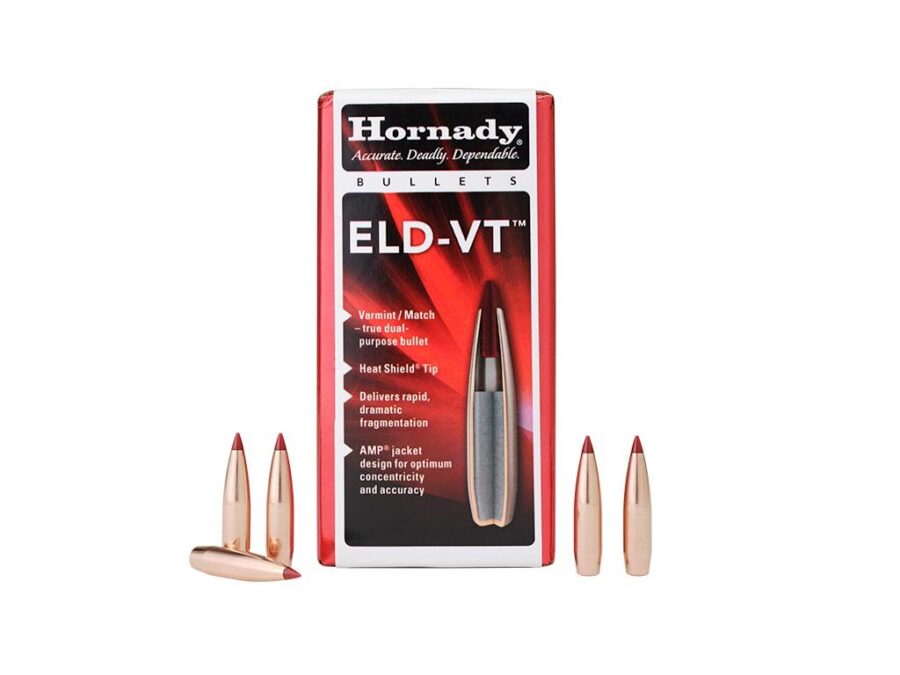 Hornady ELD-VT Rifle Bullets 22 CAL .224" 69 gr (1-8") 100/ct
