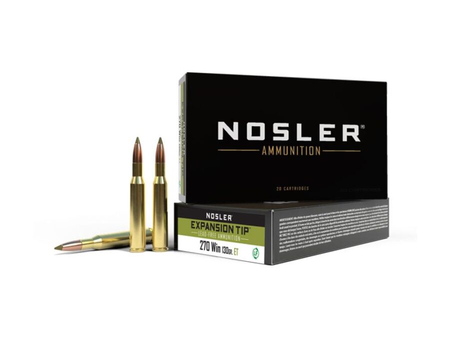 Nosler ETA Rifle Ammunition .270 Win 130gr ET SP 2950 fps 20/ct
