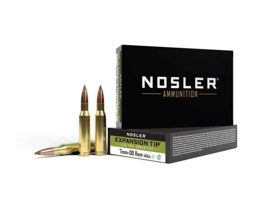 Nosler ETA Rifle Ammunition 7mm-08 Rem 140gr ET SP 2850 fps 20/ct