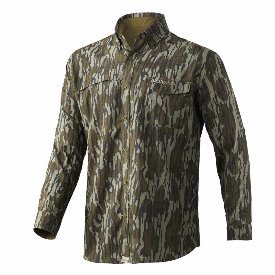 Nomad Stretch-Lite Long Sleeve Shirt Mossy Oak Bottomland 2XL