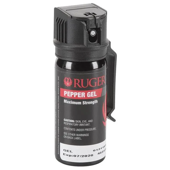 Sabre Ruger Tactical Size With Flip Top & Belt Clip