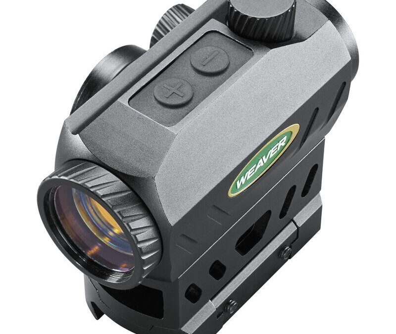 EXCLUSIVE Weaver Classic Series 1x22 Tube Red Dot LED 3 MOA Black