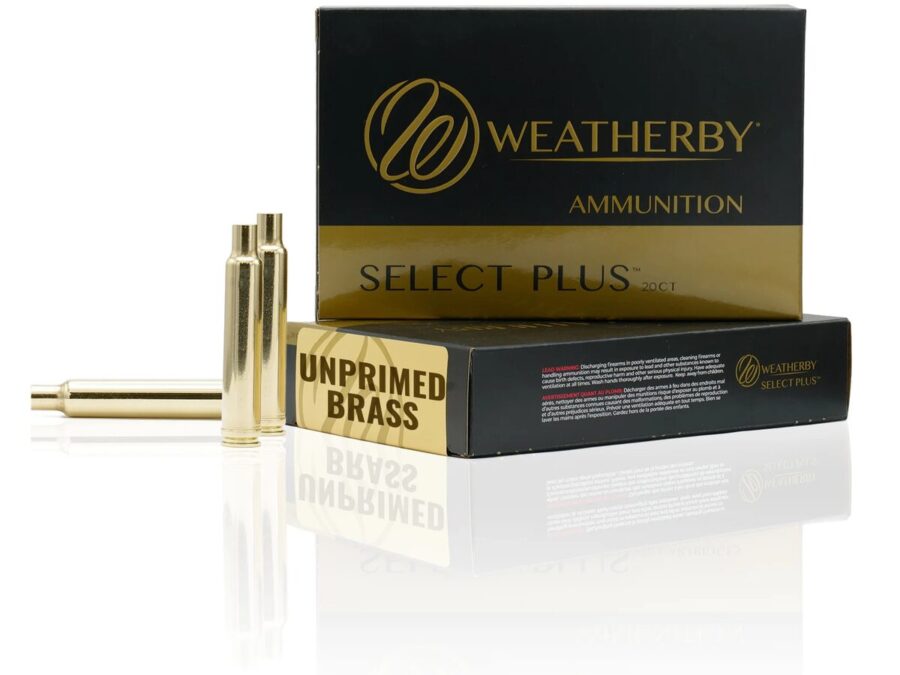 Weatherby Unprimed Brass Rifle Cartridges 20/ct .416 Wby