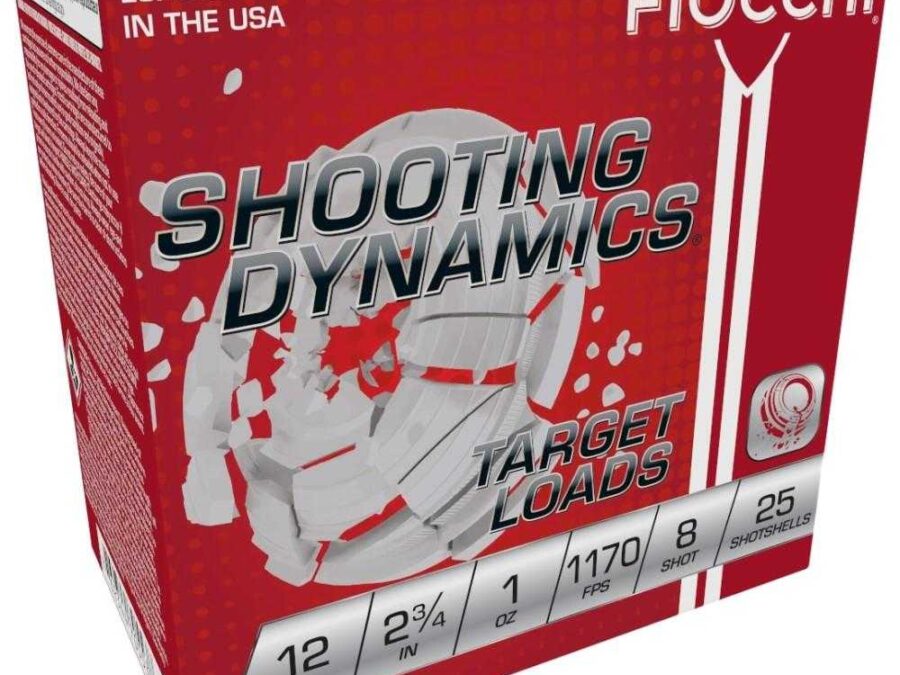 Fiocchi Exacta Light Shooting Dynamics Shotshells 12 ga 2-3/4 in 1oz 1170 fps #8 25/ct
