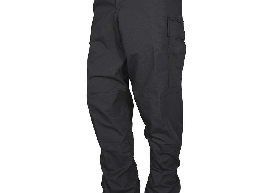 Tru-Spec BDU Basic Pants - 6.5oz. 65/35 Polyester Cotton Rip-Stop Zip Fly Closure Black Small