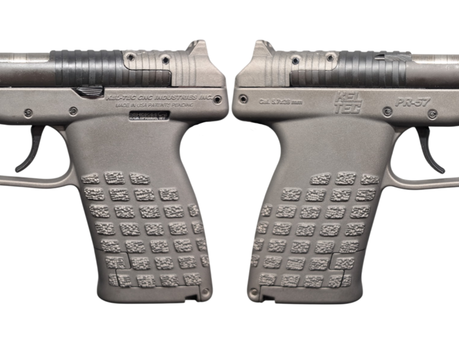 KELTEC PR57 5.7X28 PISTOL 4.64"BBL OPTIC READY, TUNGSTEN, 20+1, 2-STRIPPER CLIPS