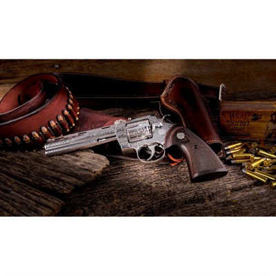 SPECIAL EDITION ENGRAVED PYTHON 6'' 357 MAGNUM/38 SPL 6RD SS