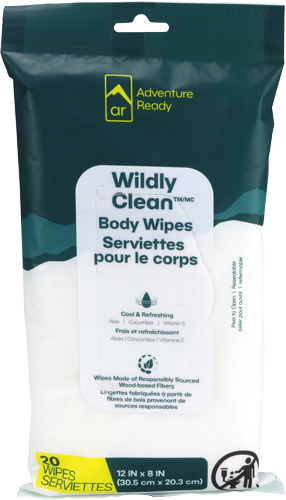 ARB WILDLY CLEAN BODY WIPES - 20 COUNT