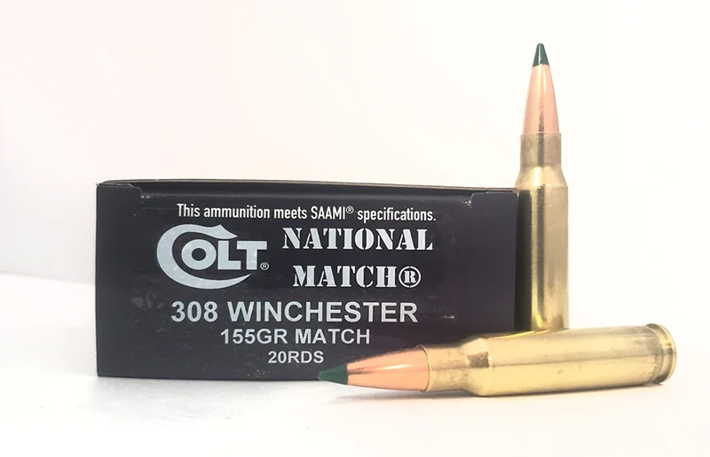 308 Win Colt Nat Match 155gr 20/bx