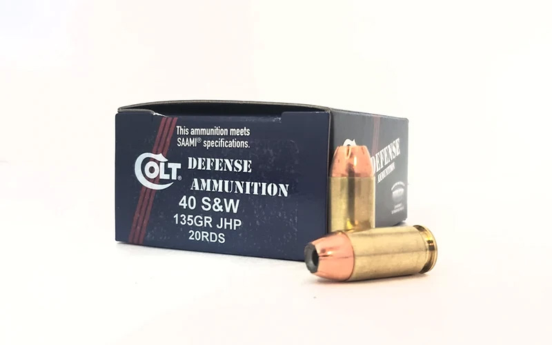 40 S&W Colt Defense 135gr JHP 20/bx