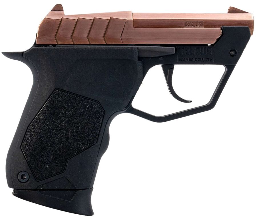 TAURUS 22TUC 22LR PSTL 3" BLK/ROSE GOLD PVD SLIDE 1-9RD MAG
