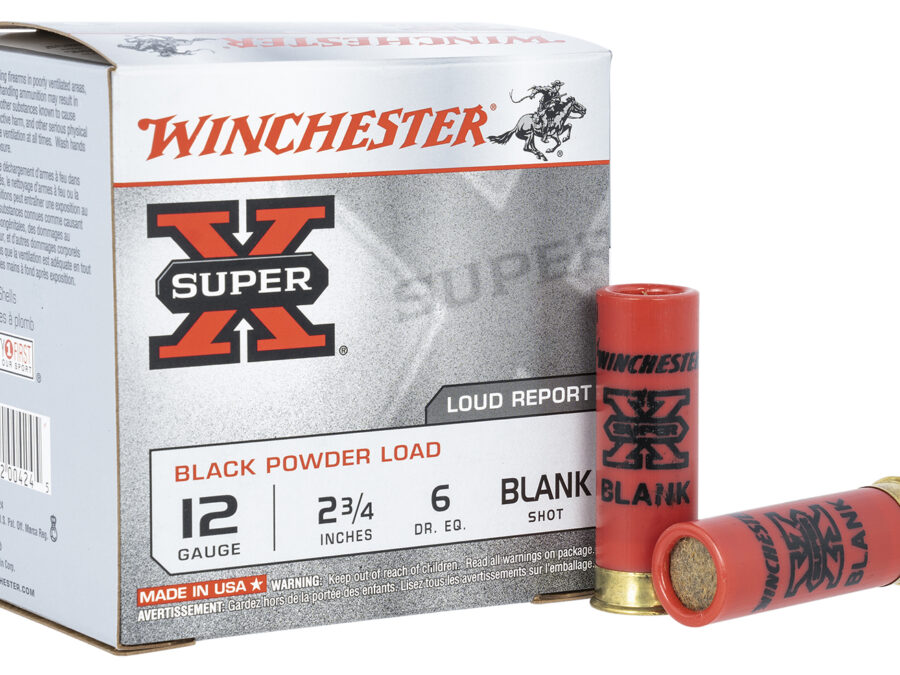 Winchester Ammo XBP12W Super X Blank 12Gauge 2.75" 25 Per Bx/10 Case