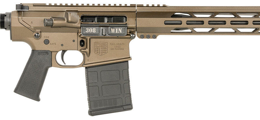 Diamondback DB1222C071 DB10  308 Win 20+1 13.50", Midnight Bronze, Carbon Lower, 9" M-LOK Handguard, Black Padded Buffer Tube/Magpul Grip