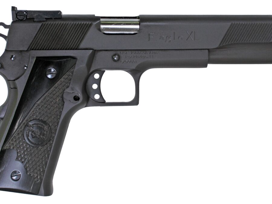 Iver Johnson Arms EAGLEXL10DS Eagle XL  Full Size Frame 10mm Auto 15+1 6" Stainless Steel Barrel, Matte Black Steel Long/Serrated Slide, Black Steel Frame w/Beavertail, G10 Grip