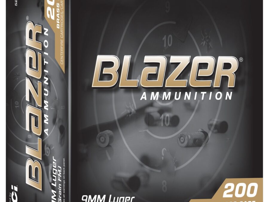 CCI 52012BB  BLAZER BRASS  9MM  124GR  200/5
