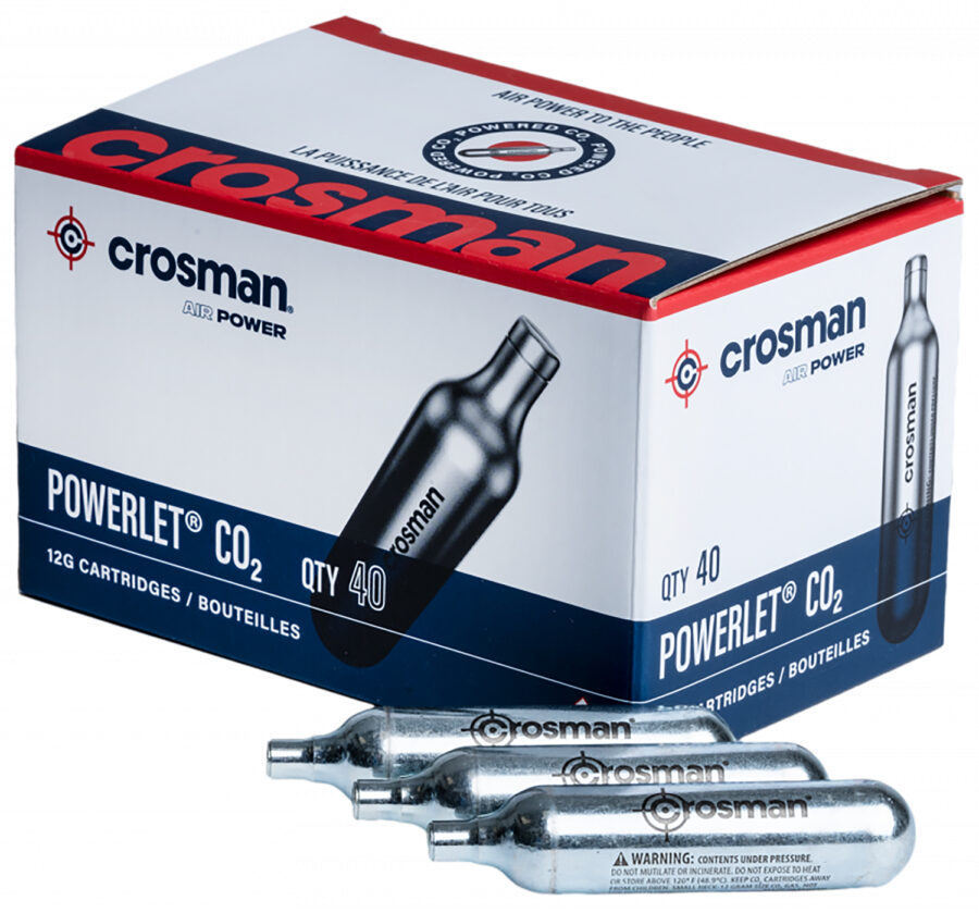 Crosman 23140 Powerlet CO2 12 Grams 40 Per Pkg