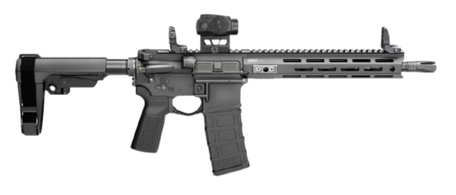 SPRINGFIELD ARMORY SAINT VICTOR 5.56 11.5IN BARREL 30RD BLACK   W/SB TACTICAL SBA3  BRACE / LOW-PROFILE FLIP UP SIGHTS  STV9115556BPV2-PAC