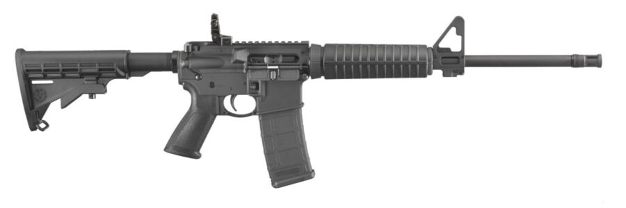 RUGER AR-556 5.56 BLK 16" SGTS 30RD#
