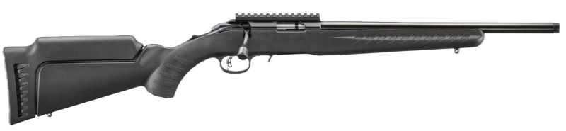 RUGER AMERICAN 17HMR 9-SHOT - 16.1" THREADED MATTE BLACK