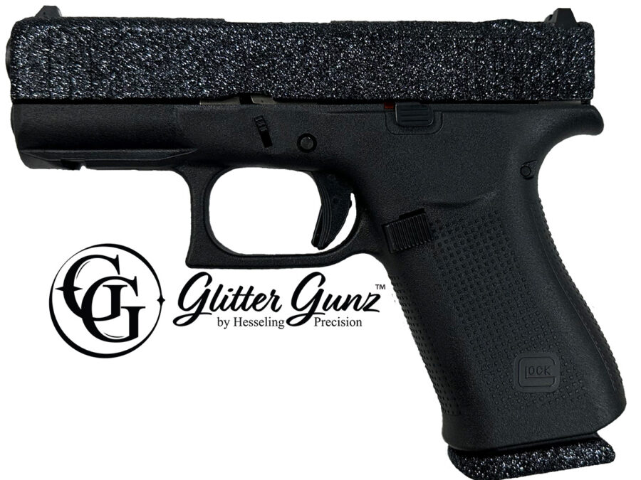GLOCK 43X MOS 9MM 3.41 GLITTER GUNZ TWILIGHT