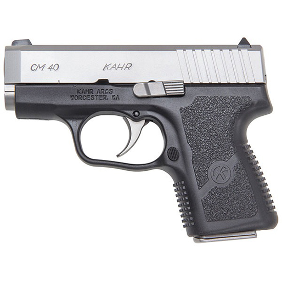 KAHR CM40 40SW 3 BLK PO MATTE SS SLIDE CW BLEM