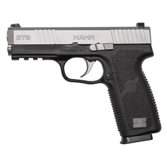 KAHR ST9 9MM 4 8RD BLK SS RAIL 2 MAGS