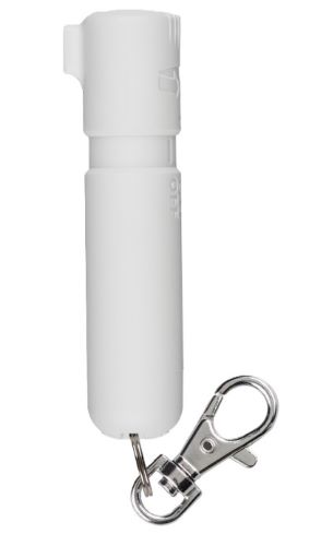 SABRE MIGHTY DISCREET PEPPER - SPRAY W/SNAP CLIP WHITE