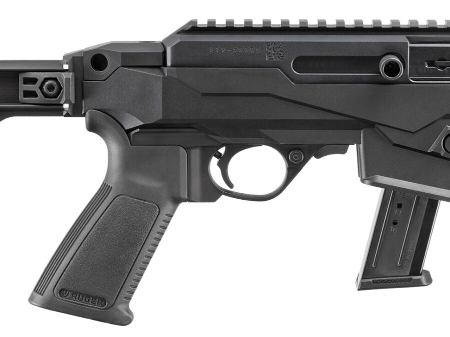 RUG PC CARBINE SBR 9MM 6.5 TB MAGPUL STK 17RD