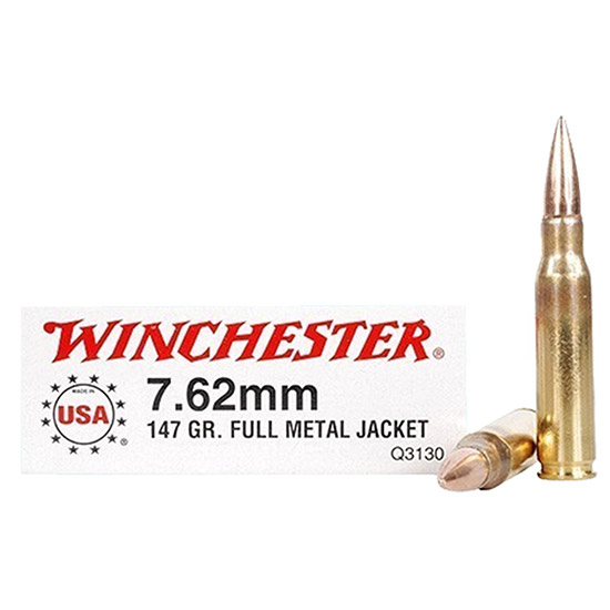 WIN AMMO 7.62 NATO 147GR FMJ 20/10