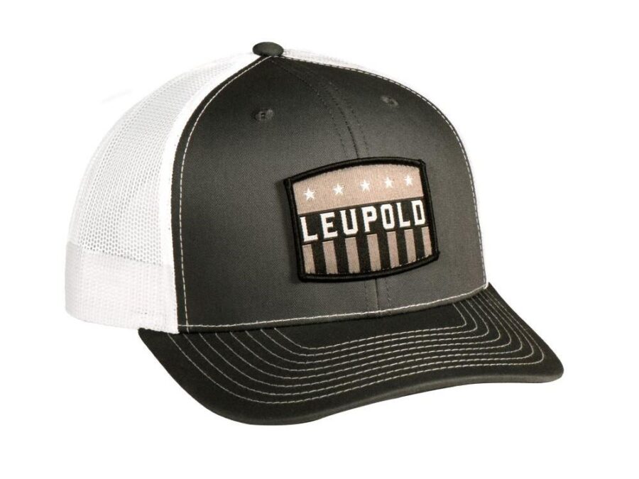 Leupold USA Trucker Cap Charcoal/White