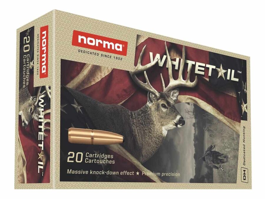 Norma WhiteTail Rifle Ammunition 6.5 Jap (6.5 X 51R ARISAKA) 156gr PSP 2067 fps 20/ct