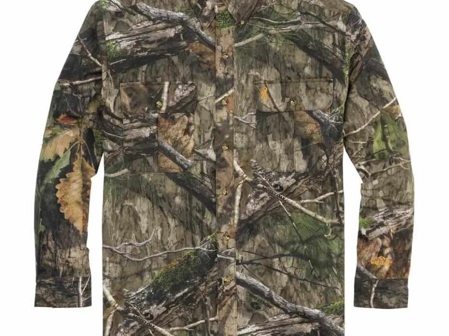Browning Wasatch-CB Shirt Button-Front 2 Pocket Mossy Oak DNA XL